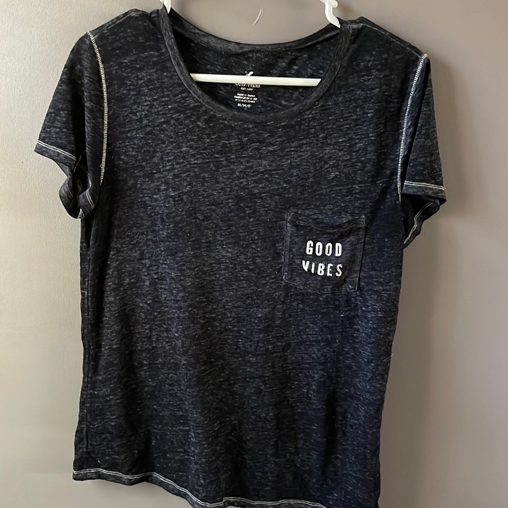 GOOD VIBES AMERICAN EAGLE TEE
